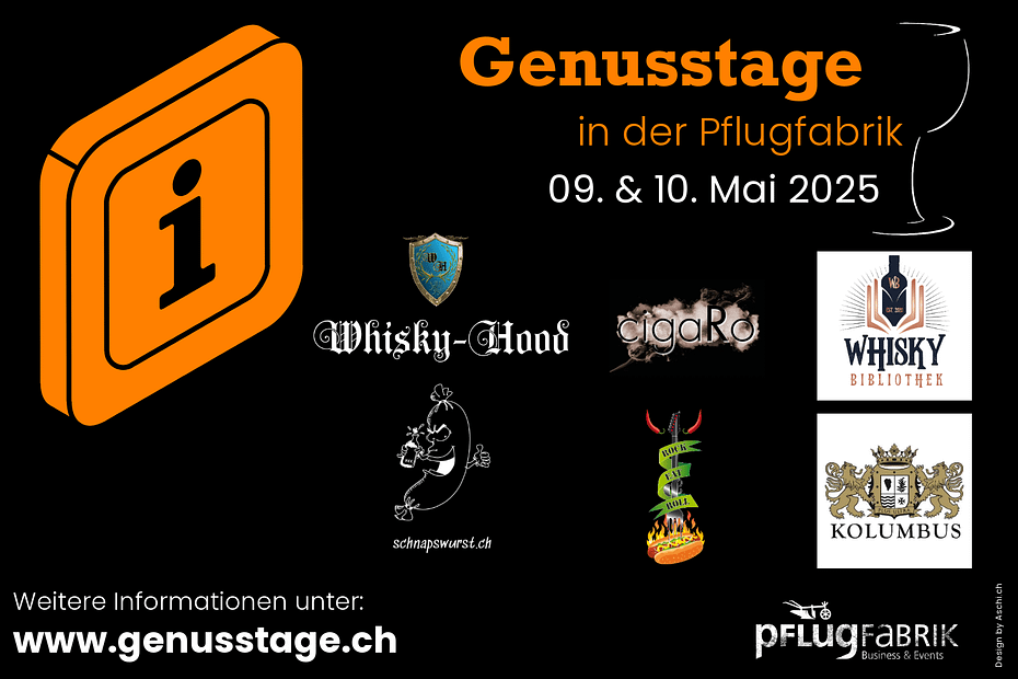 Genusstage in der Pflugfabrik Ersigen
